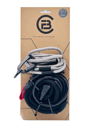 FBC Wing Waist Leash V2 - Dynaema Defender Leash Tech Black S/M (24"-36")