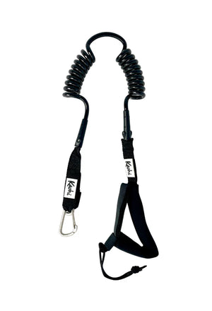 Kaohi Harness & Belt Leashes for Foil and Wing Boards (Carabiner Clip)