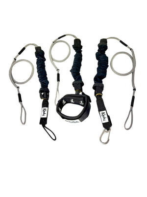 Kaohi INVIZ Leash + COIL COVER™ designed for PARAWINGING