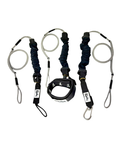 Kaohi INVIZ Leash + COIL COVER™ designed for PARAWINGING