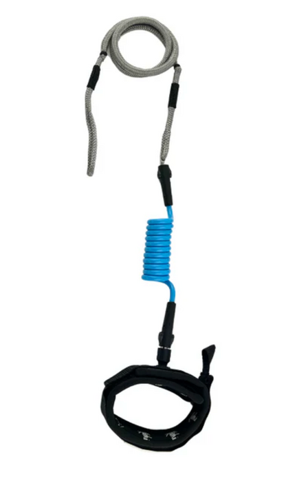 Kaohi INVIZ Leash - Original Hybrid for Downwind Foiling - 30" Dyneema Cord (Calf)