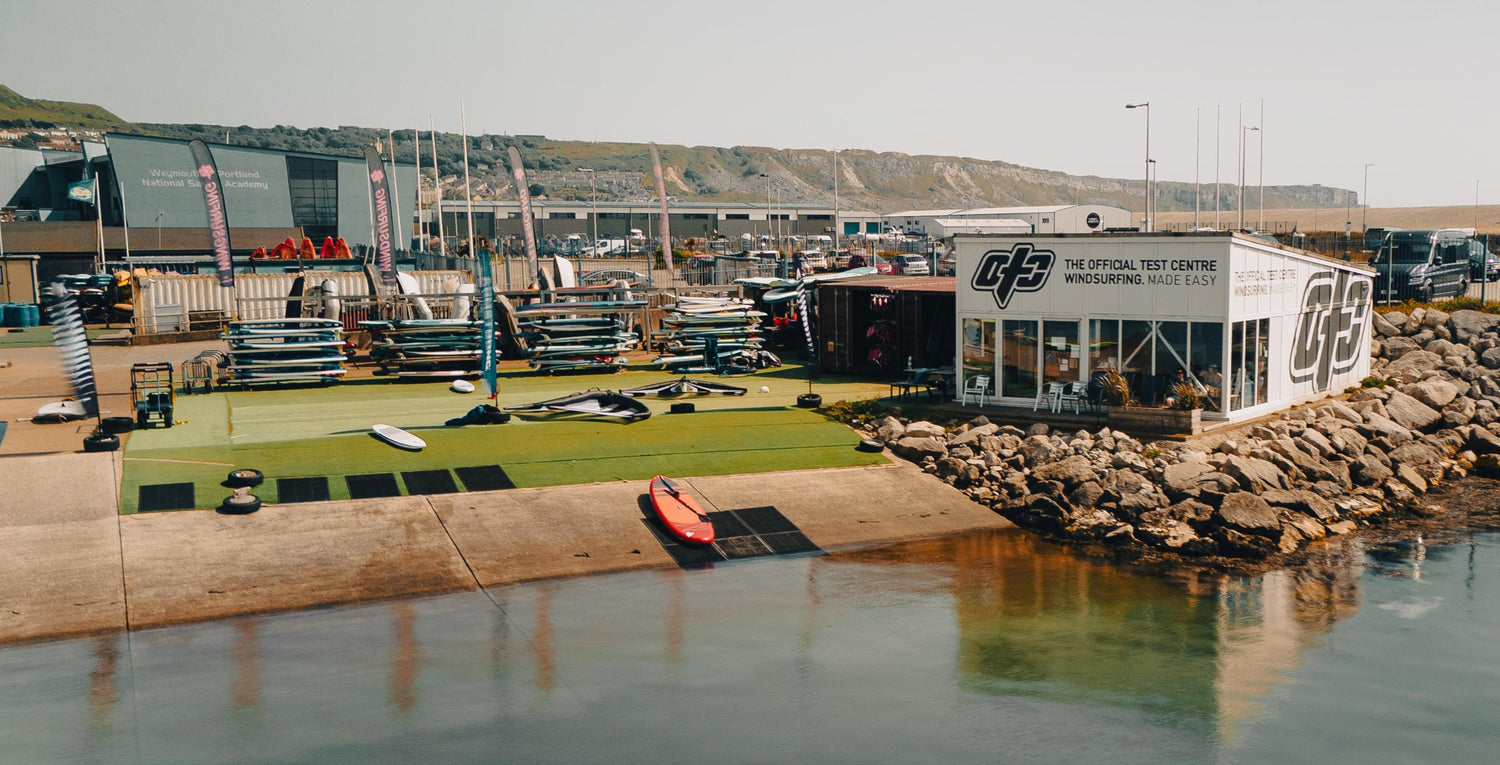 An image of The Official Test Centre, Portland, Dorset. Showing the waterfront and centre 