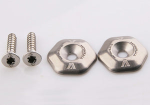 Armstrong Titanium washers, 316L foot strap screws